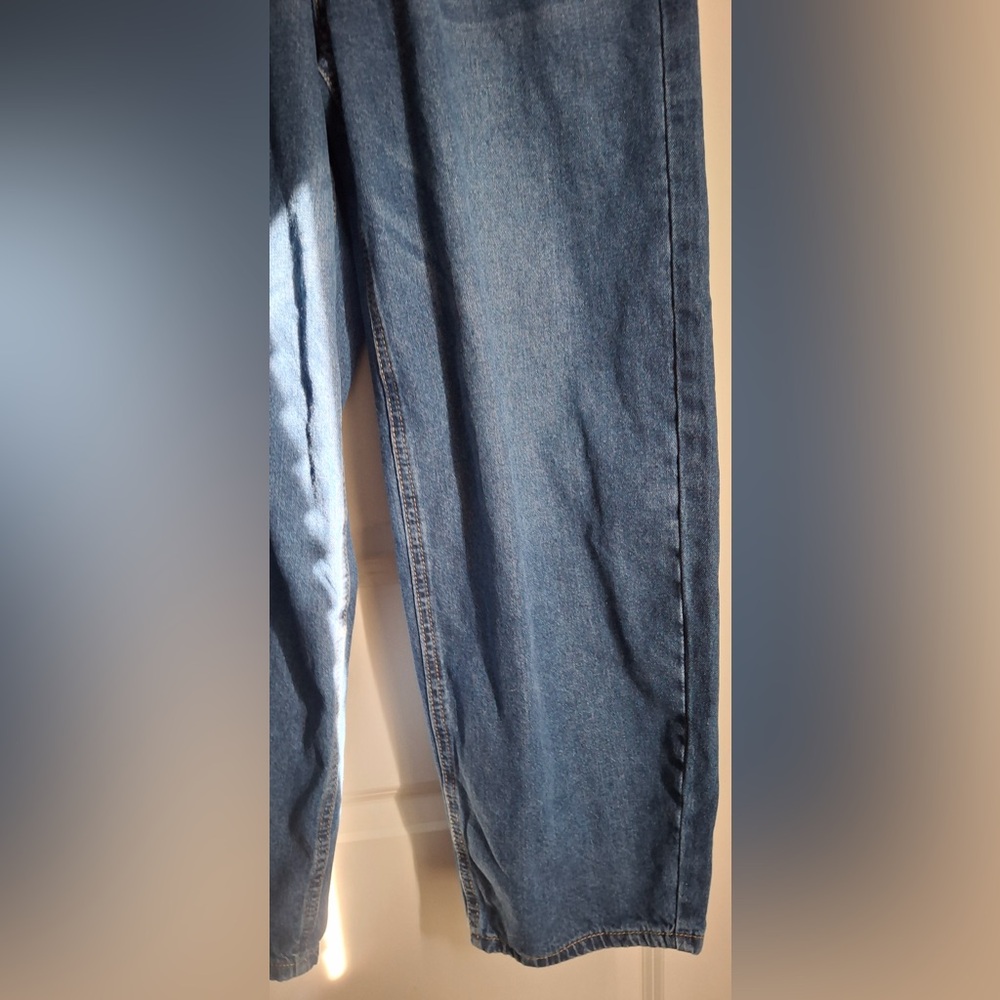 Indigo rain barrel Blue Denim Jeans sz 7 casual school office boho - Picture 2 of 8